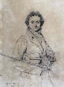 Jean-Auguste Dominique Ingres The Violinist Niccol USA oil painting artist